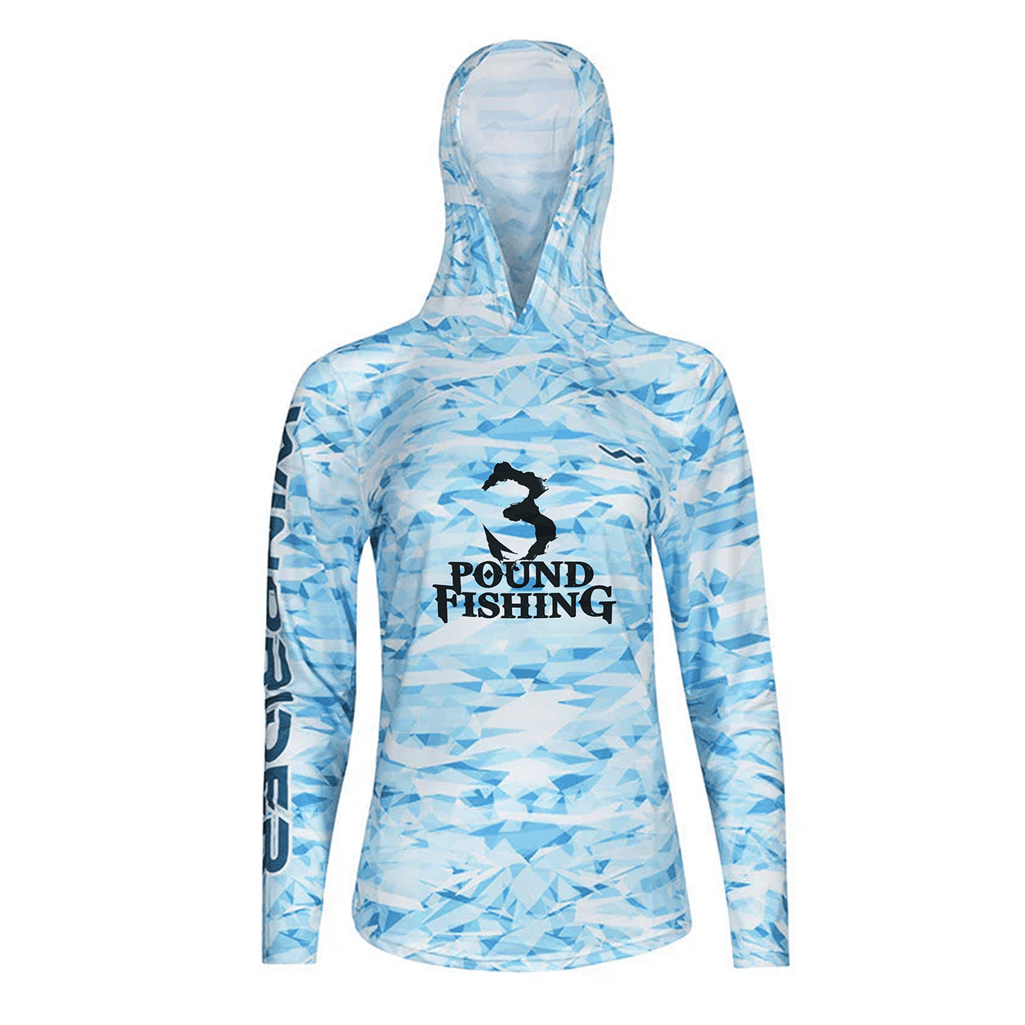 Women's 3 Pound Fishing HELIOS™ Hooded Sun Shirts - Hooded - Camo - WindRider