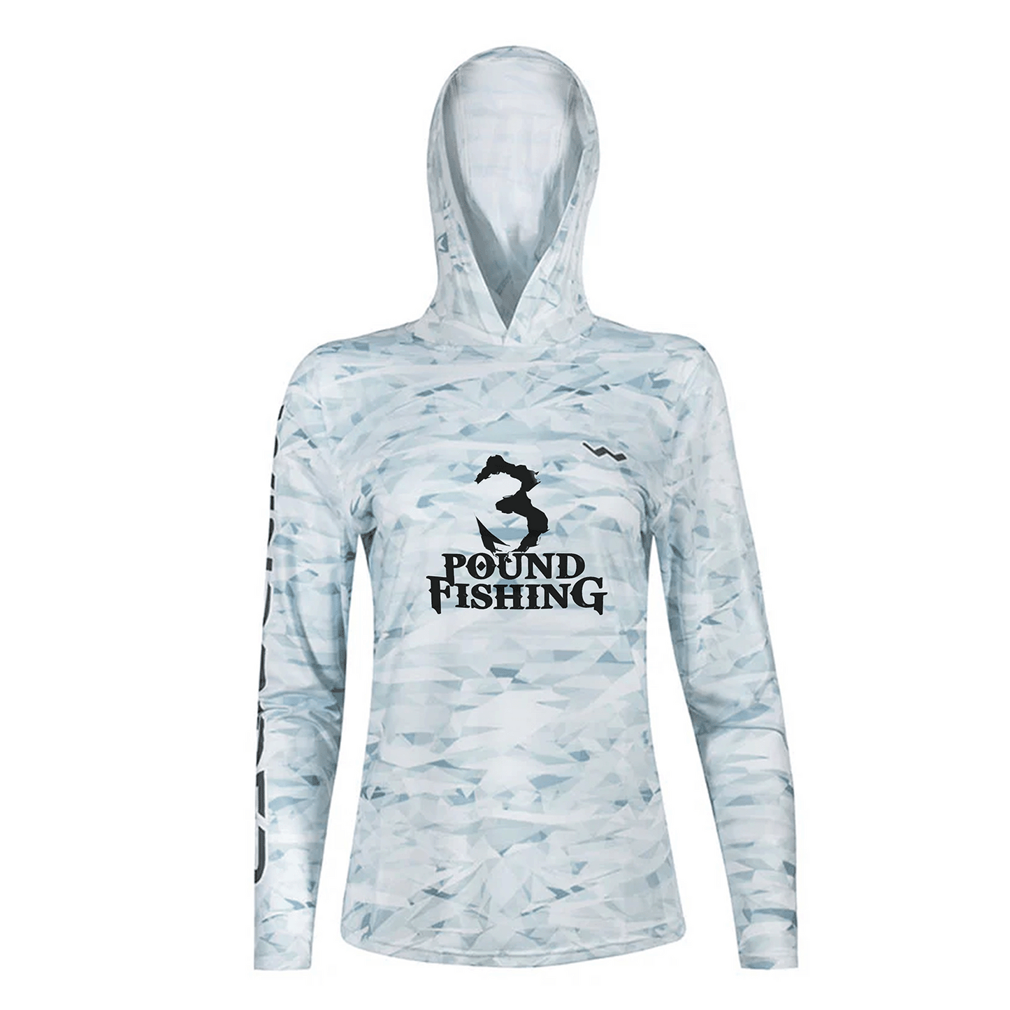 Women's 3 Pound Fishing HELIOS™ Hooded Sun Shirts - Hooded - Camo - WindRider