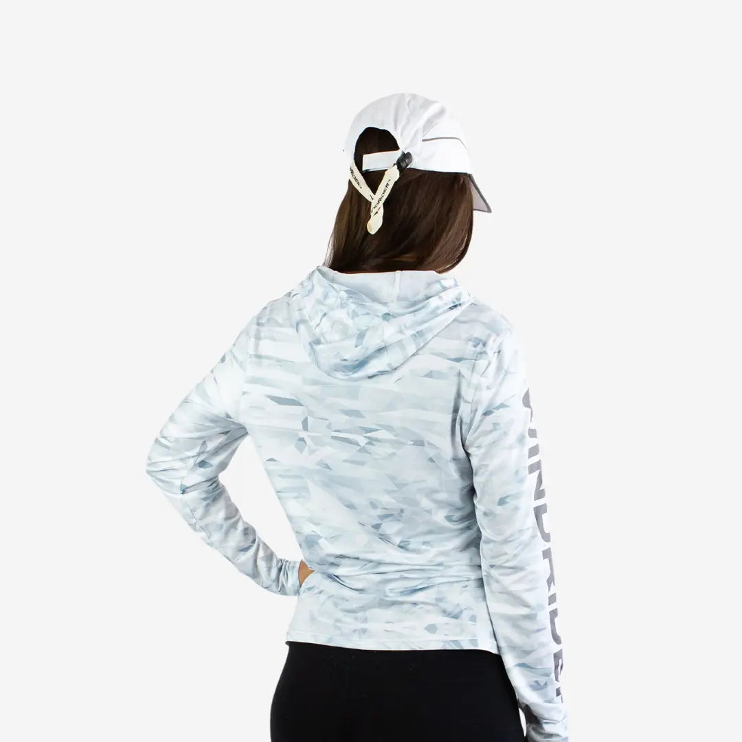 Women's HELIOS Hooded Sun Shirt - Hooded - Camo - WindRider