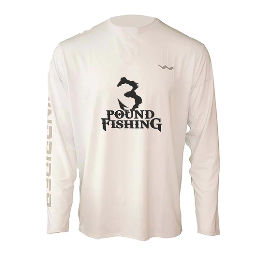 3 Pound Fishing Helios Fishing Shirt - White - WindRider