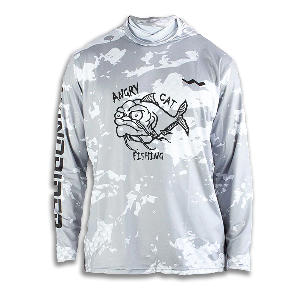 AngryCat Fishing Hooded Helios - Hooded - Grey - WindRider