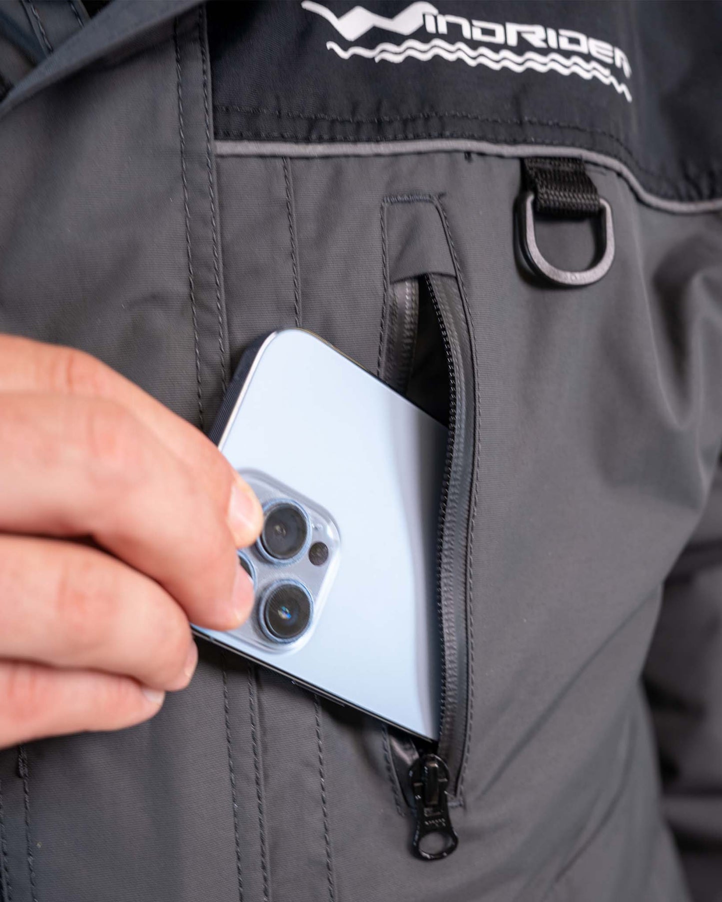 Grey and navy blue ice gear gear product detail