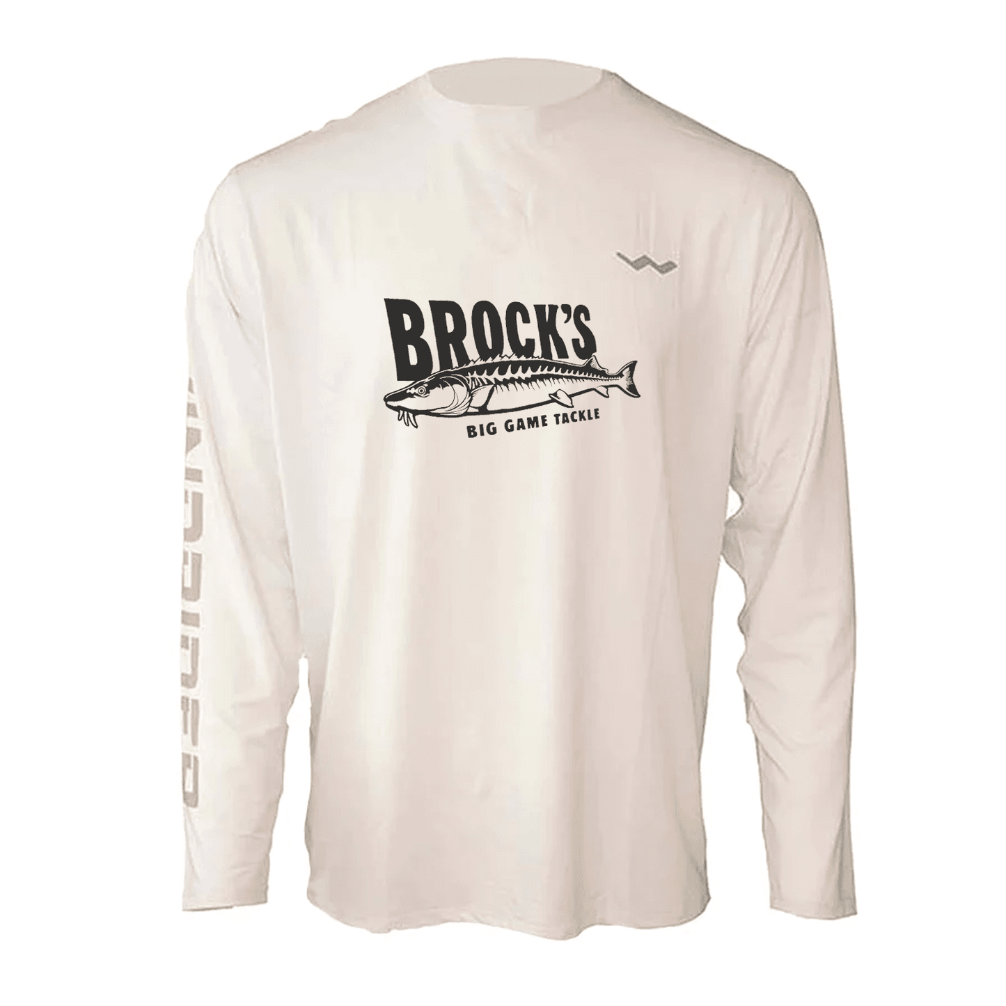 Brock's Big Game Tackle Helios Fishing Shirt - White - WindRider