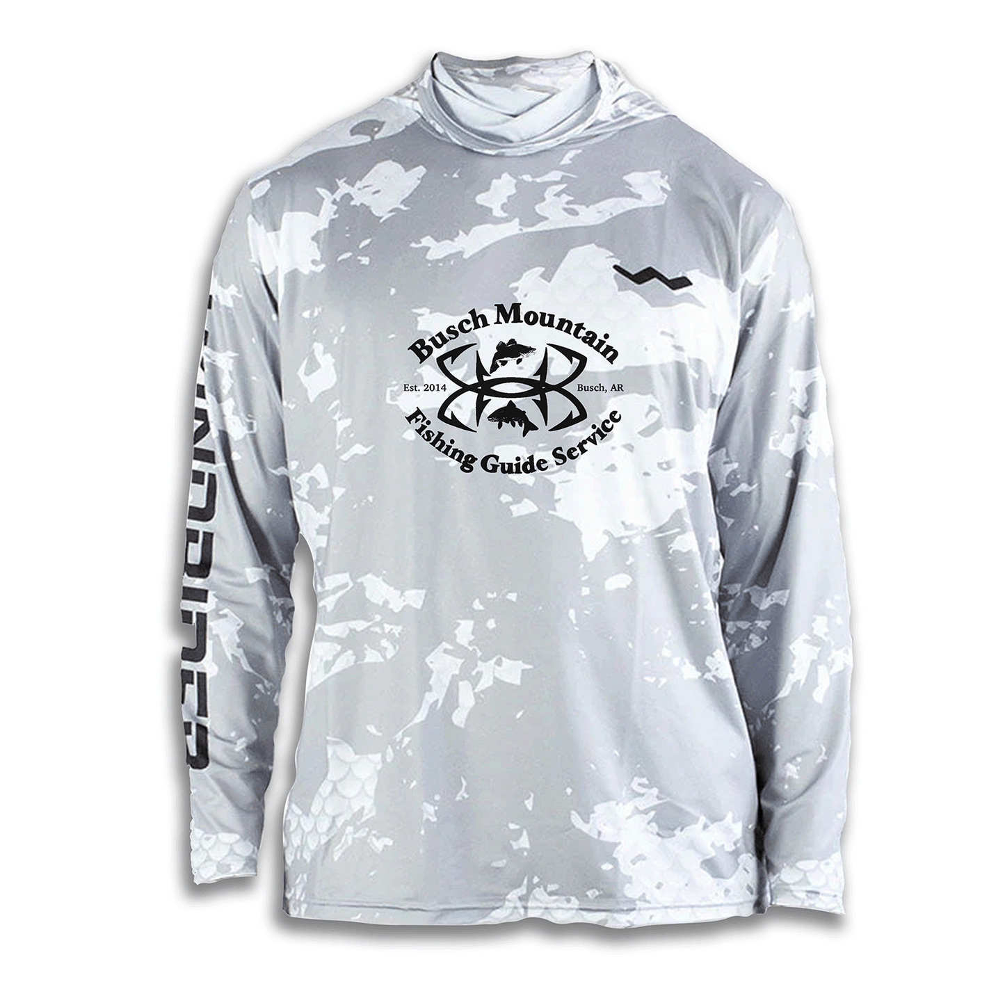 Busch Mountain Fishing Guide Service Hooded Helios - Hooded - Grey - WindRider