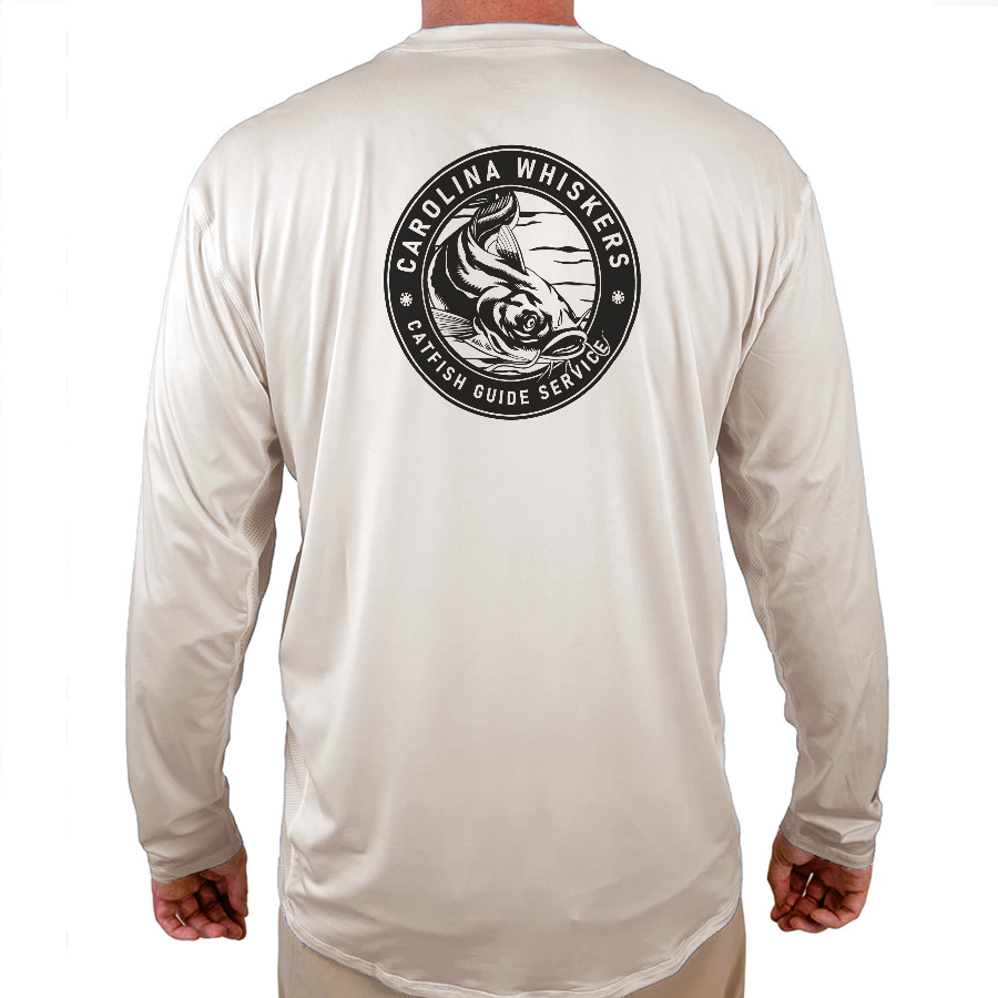 Carolina Whiskers Helios Fishing Shirt - White - WindRider