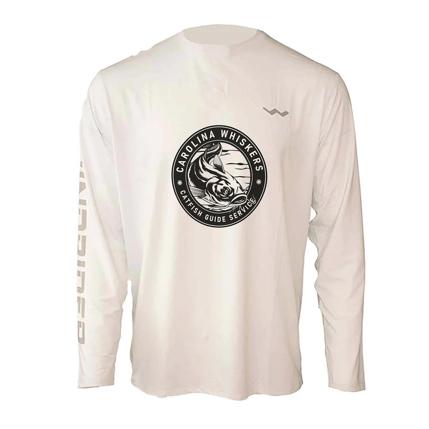Carolina Whiskers Helios Fishing Shirt - White - WindRider