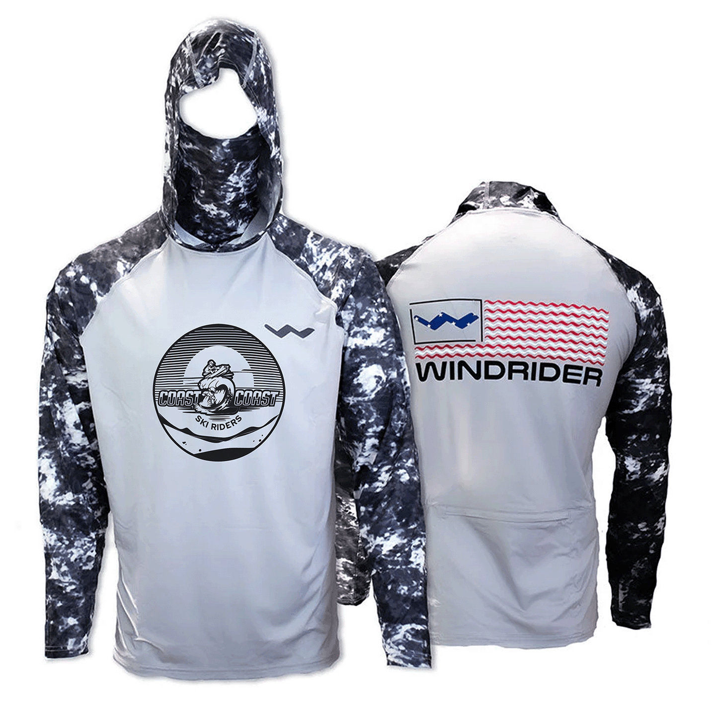 Coast 2 Coast Ski Riders Atoll Fishing Shirt - Grey - WindRider