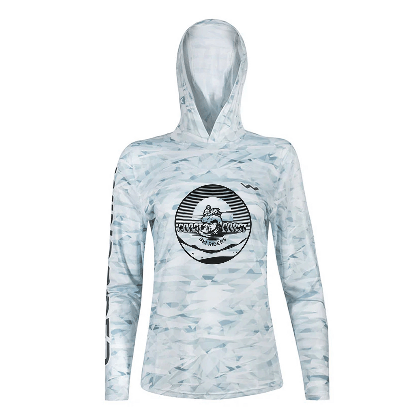 Women's Coast 2 Coast Ski Riders HELIOS™ Hooded Sun Shirts - Hooded - Camo - WindRider
