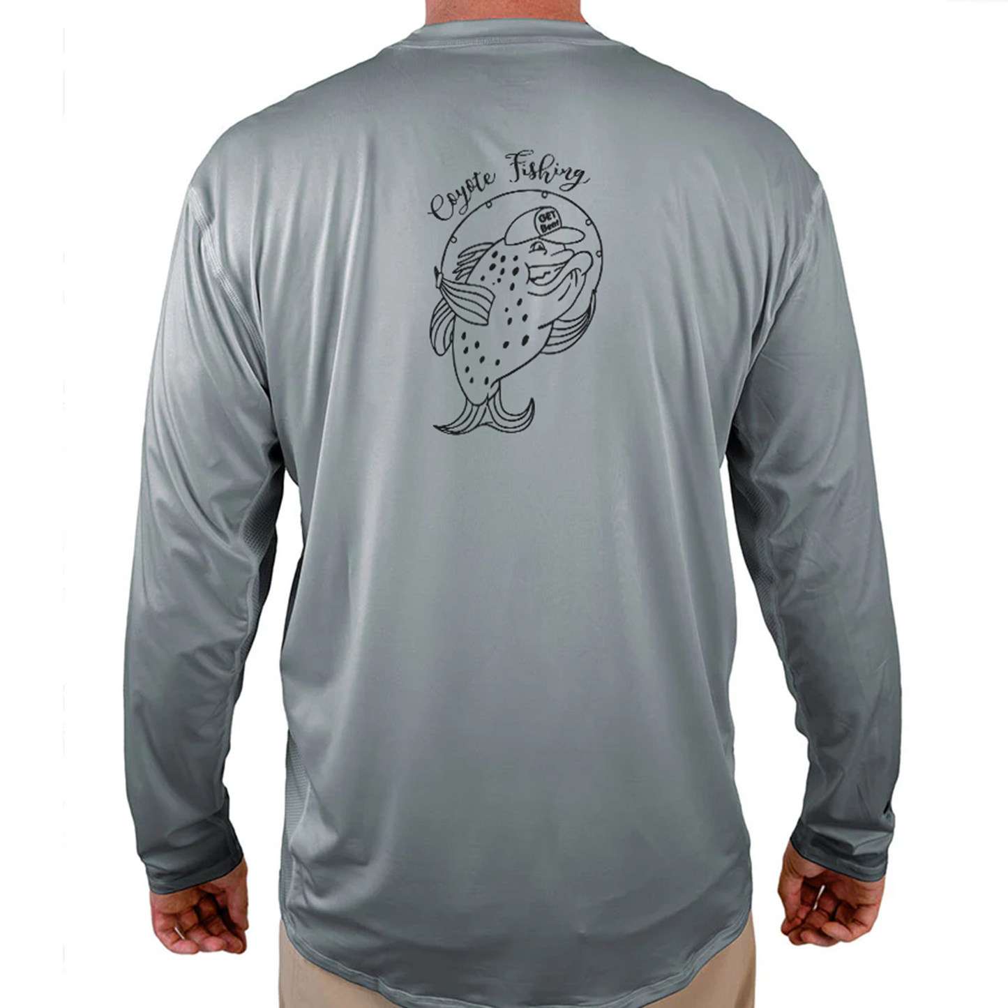 Coyote Fishing Helios Fishing Shirt - Grey - WindRider