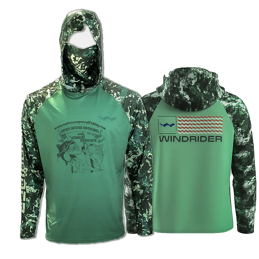Gator'sOutdoors Adventures Atoll Fishing Shirt - Green - WindRider