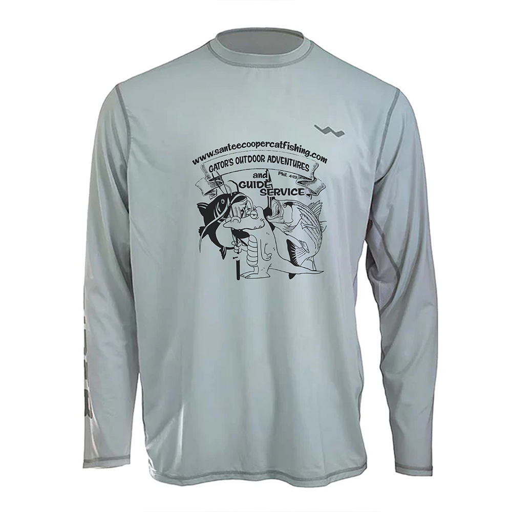 Gator'sOutdoors Adventures Helios Fishing Shirt - Grey - WindRider