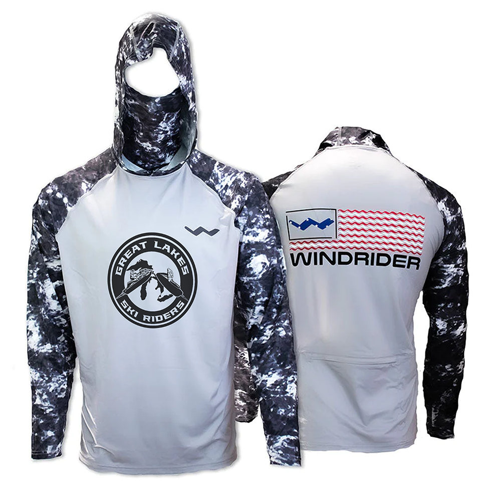 Great Lakes Ski Riders Atoll Fishing Shirt - Grey - WindRider
