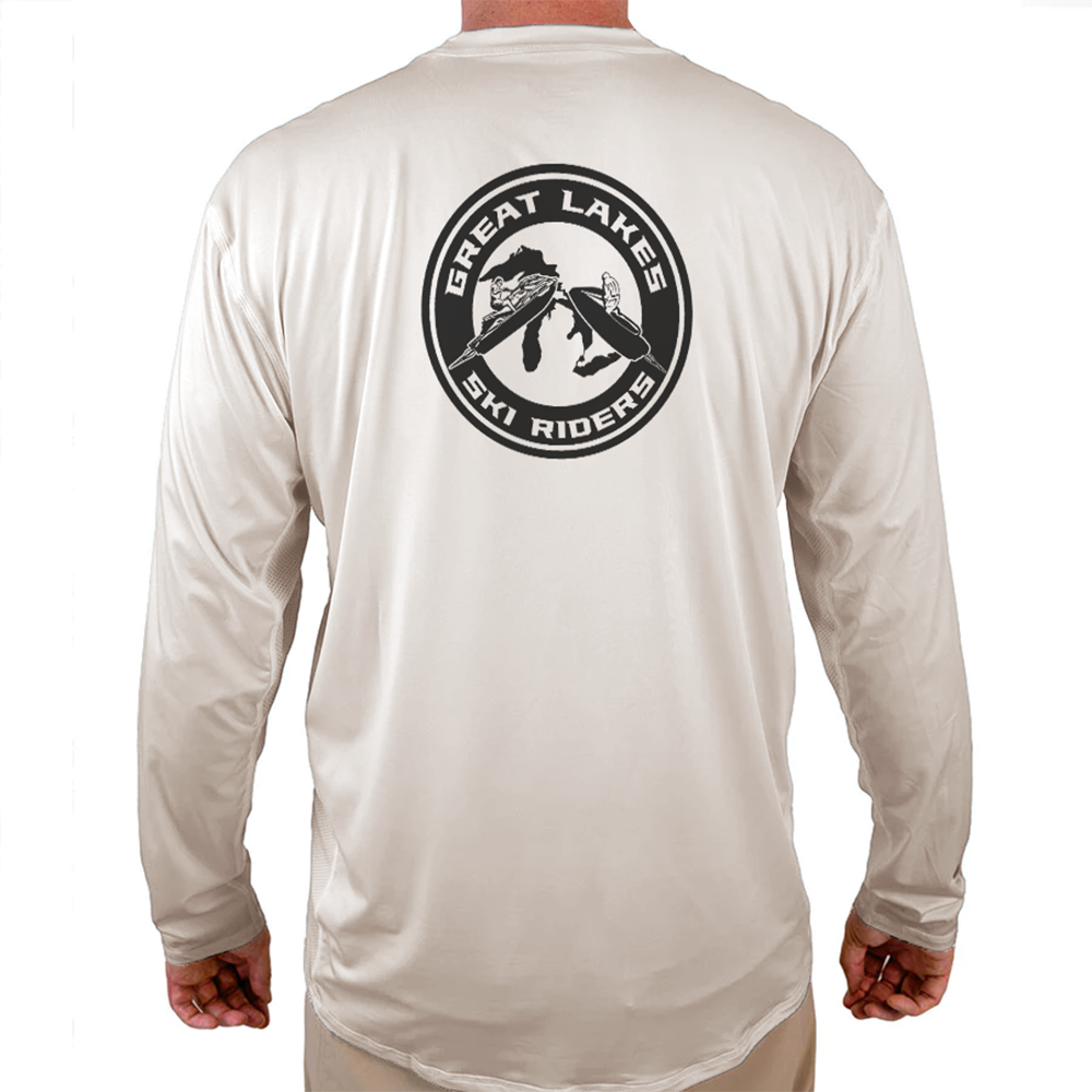 Great Lakes Ski Riders Helios Fishing Shirt - White - WindRider