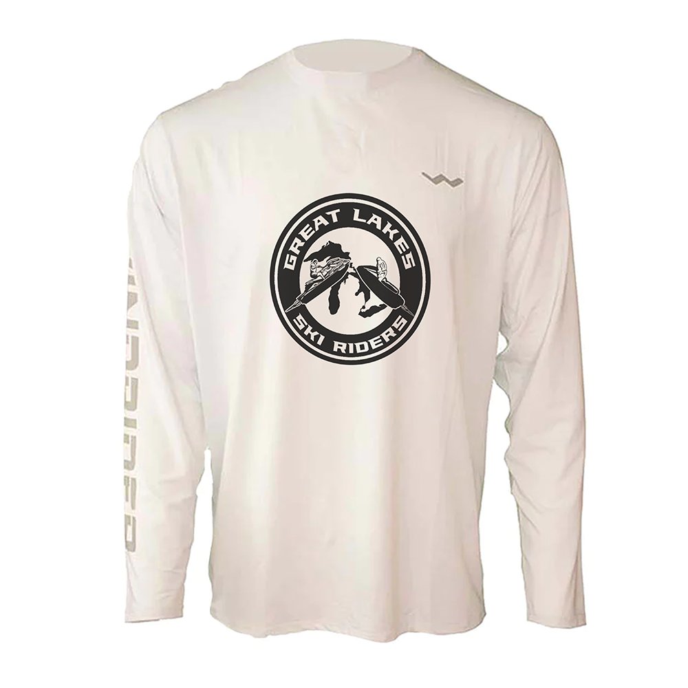 Great Lakes Ski Riders Helios Fishing Shirt - White - WindRider