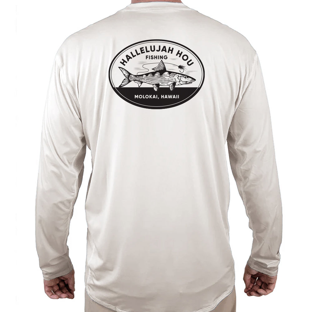 Hallelujah Hou Fishing Shirt - White - WindRider