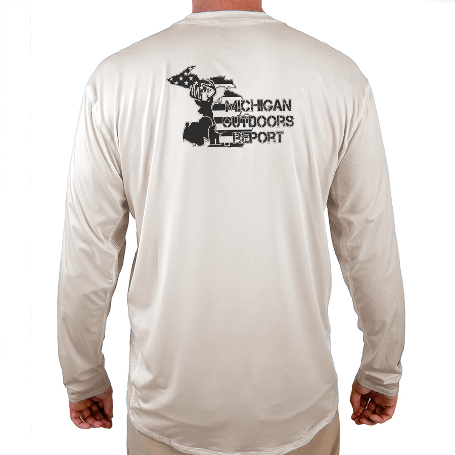 MichiganOutdoorReport Helios Fishing Shirt - White - WindRider