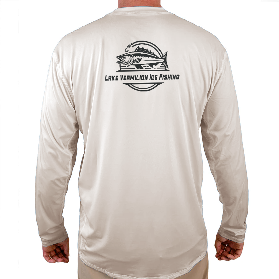 Lake Vermilion Ice Fishing Helios Fishing Shirt - White - WindRider