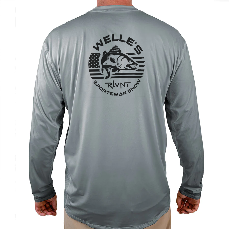 Welle's RLVNT sportsmans show Helios Fishing Shirt - White - WindRider