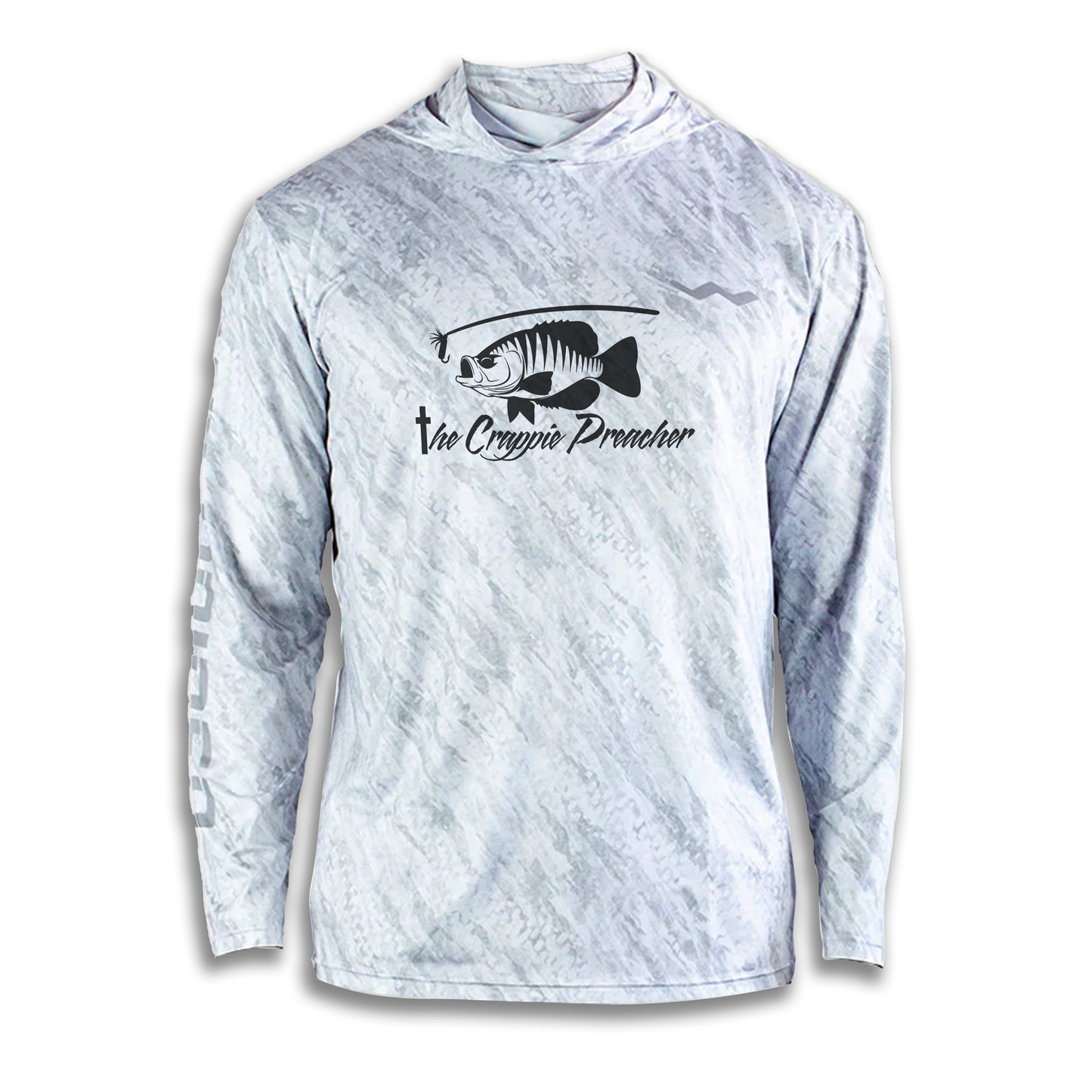 The Crappie Preacher Adventures Hooded Helios - Hooded - Grey - WindRider