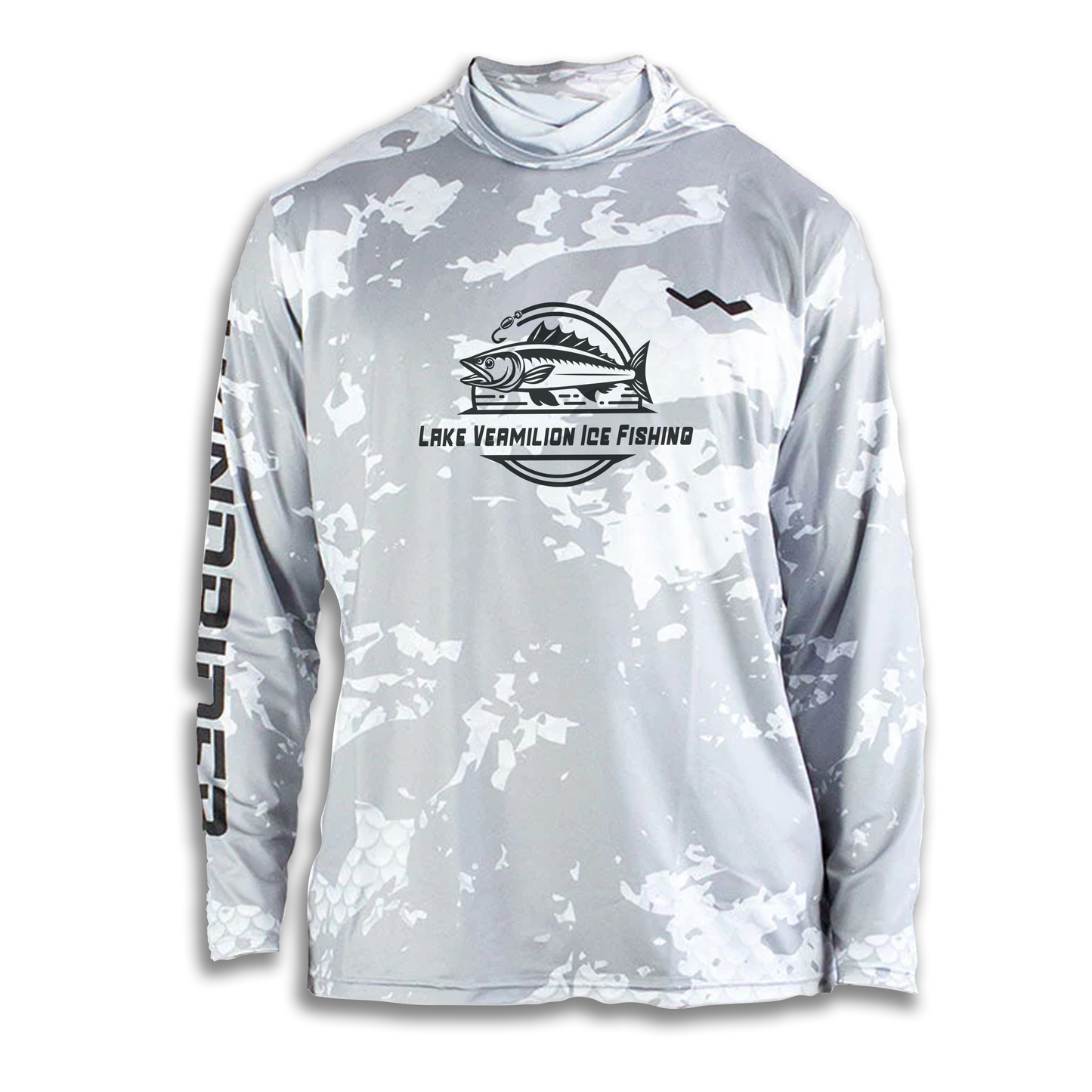 Lake Vermilion Ice Fishing show Hooded Helios - Hooded - Grey - WindRider