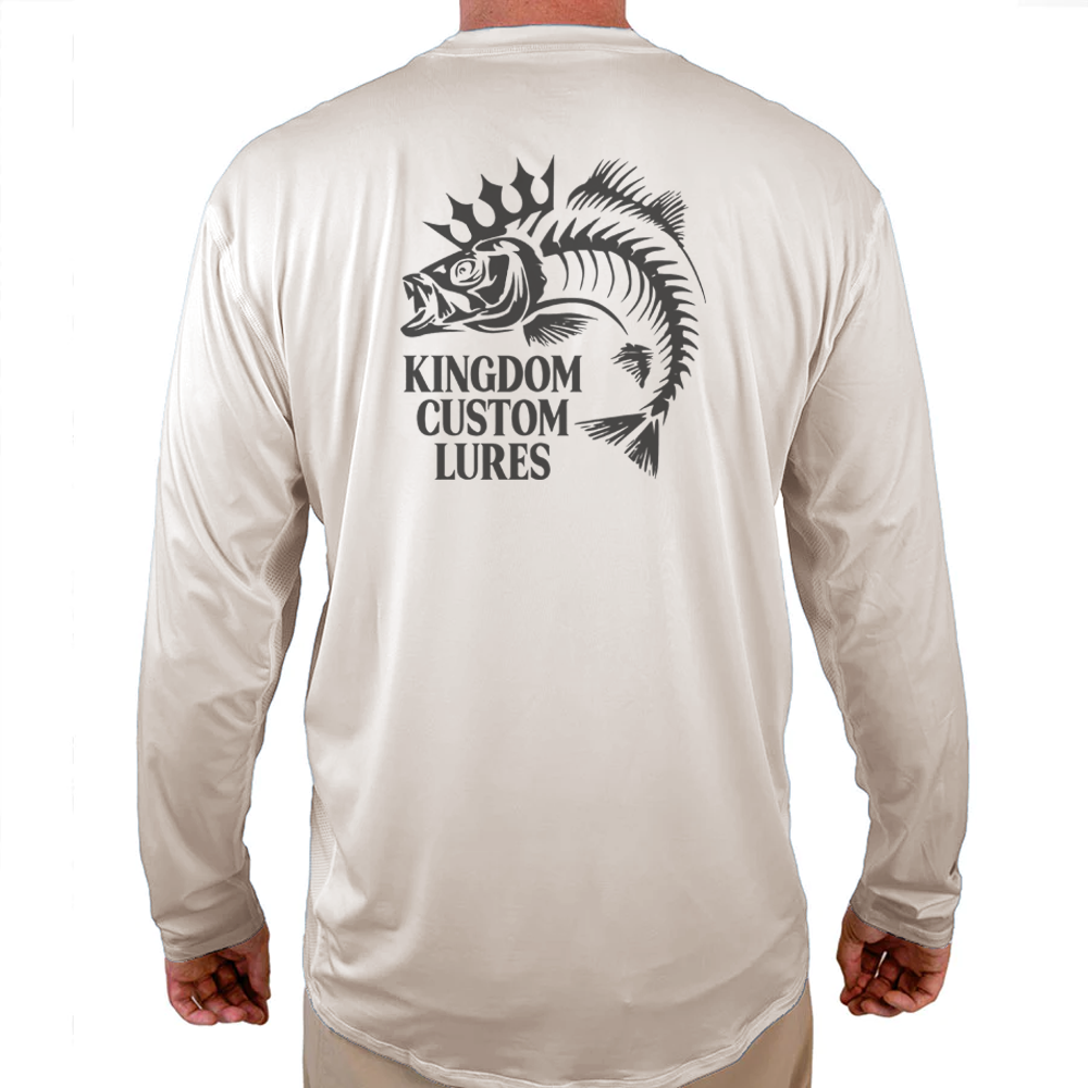 Kingdom Custom Lure Helios Fishing Shirt - White - WindRider