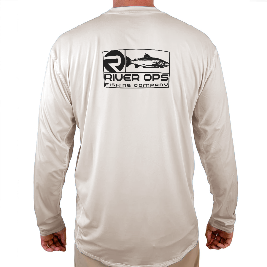 River Ops Fishing Company Helios Fishing Shirt - White - WindRider