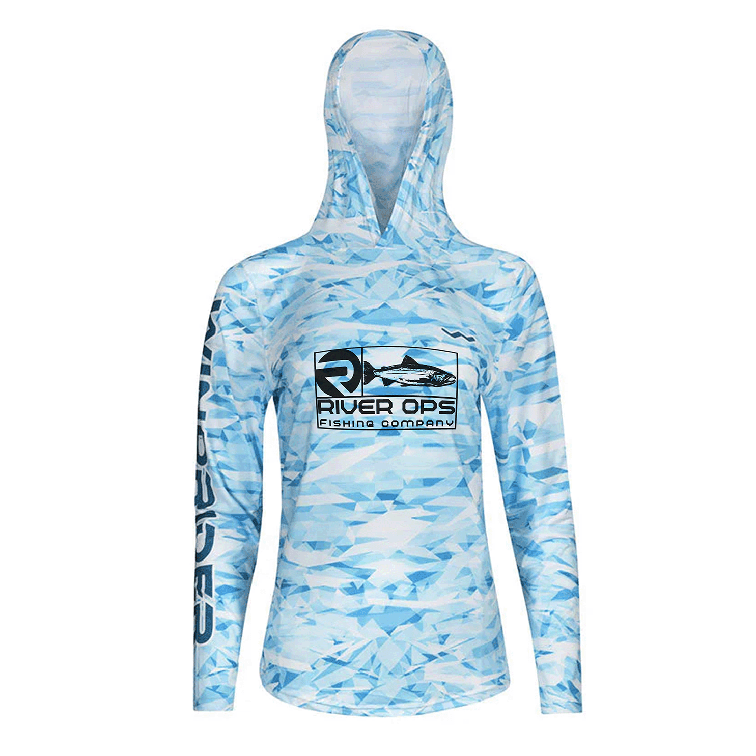 Women's River Ops Fishing Company HELIOS™ Hooded Sun Shirts - Hooded - Camo - WindRider