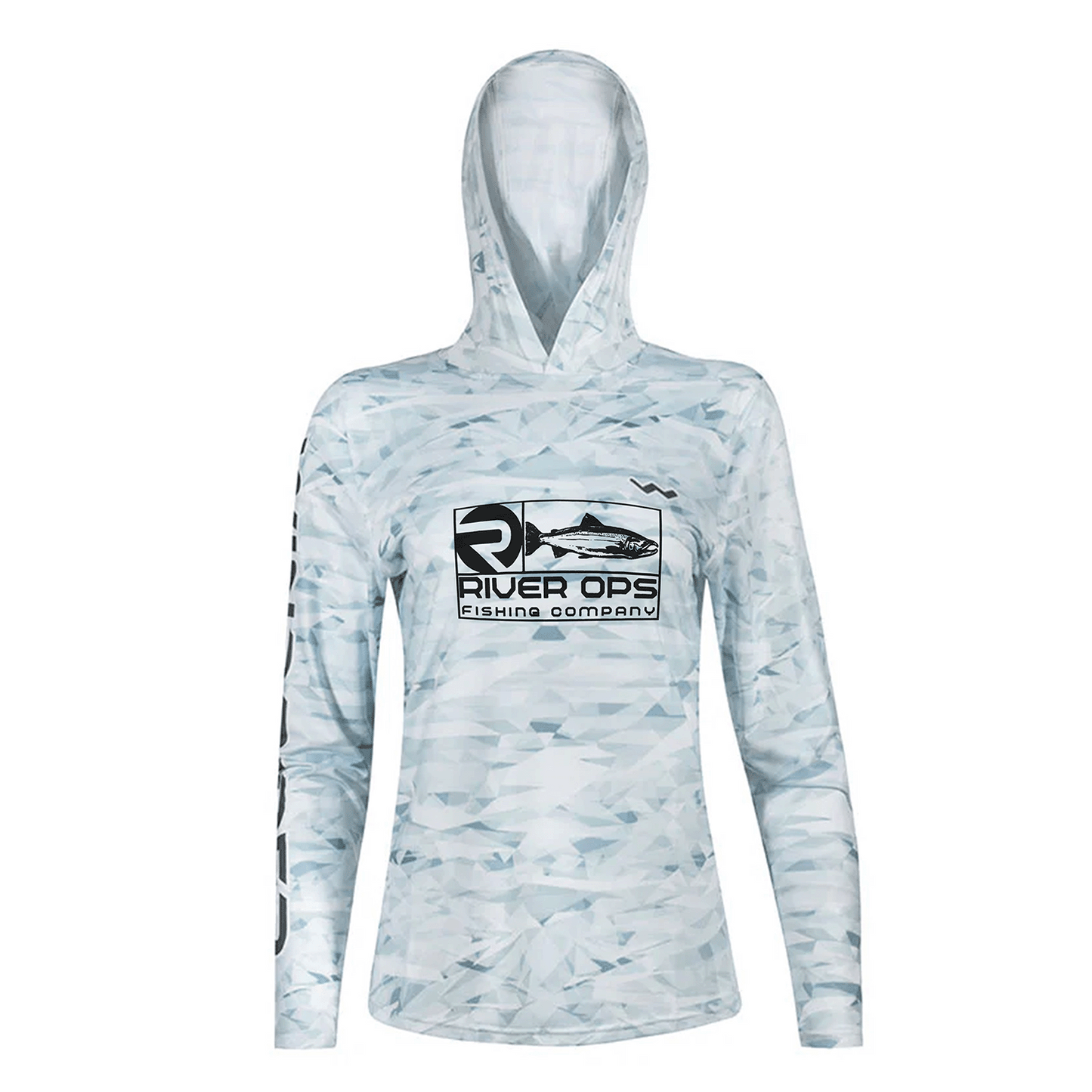 Women's River Ops Fishing Company HELIOS™ Hooded Sun Shirts - Hooded - Camo - WindRider