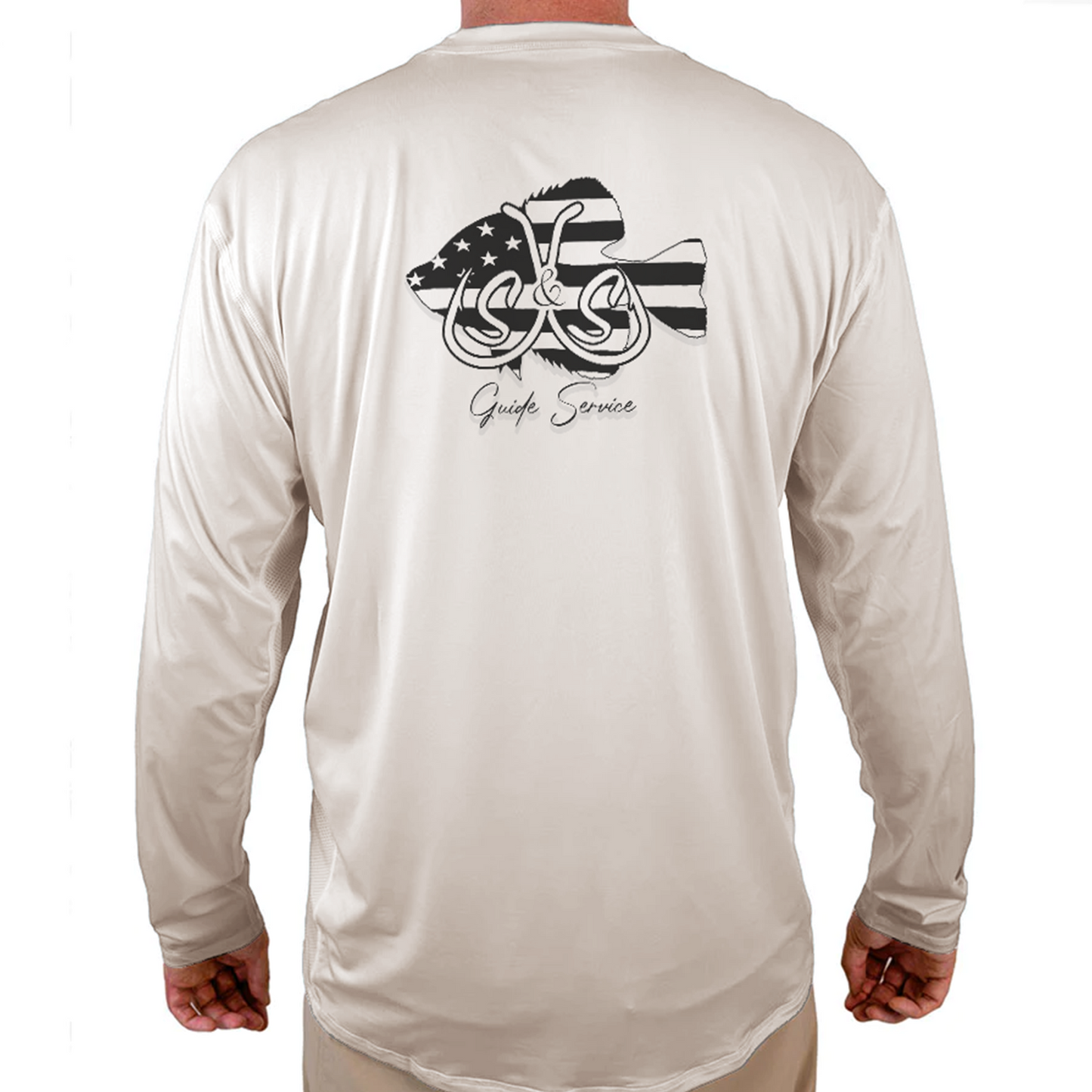 S&S guide Service Helios Fishing Shirt - White - WindRider