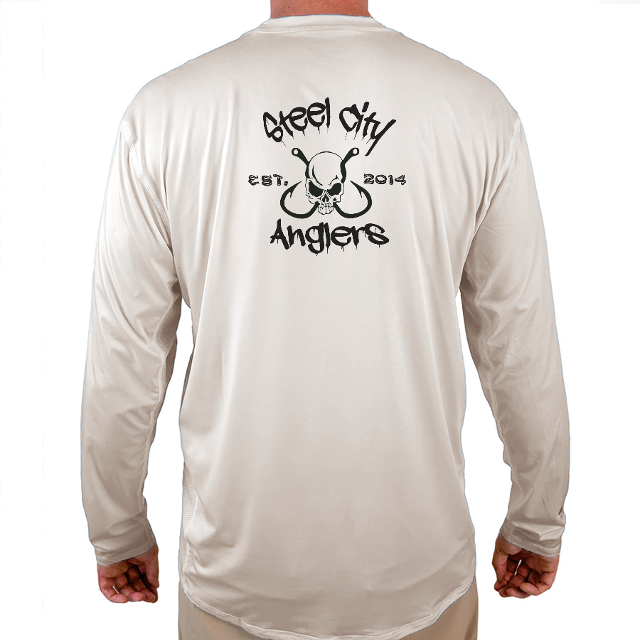 Steel City Anglers Helios Fishing Shirt - White - WindRider