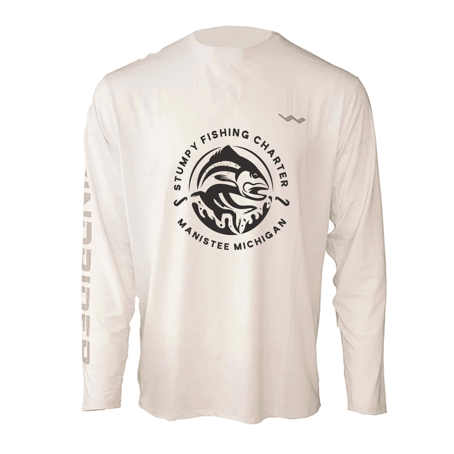 Stumpy Fishing Charter Helios Fishing Shirt - White - WindRider