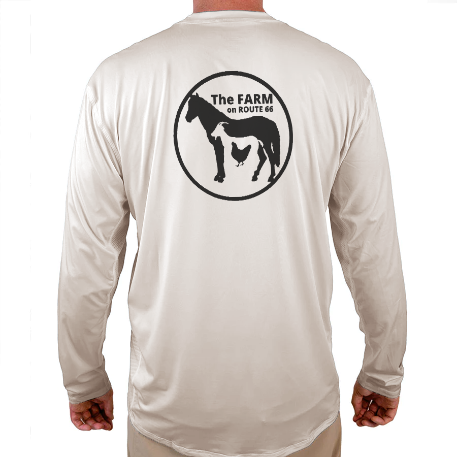 The Farm on Route 66 Helios Fishing Shirt - White - WindRider