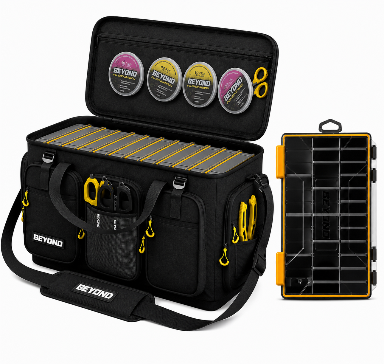 Hauler Tackle Bag — Rugged 420D Ripstop with 12 Storage Pockets (Medium, Large, XL)
