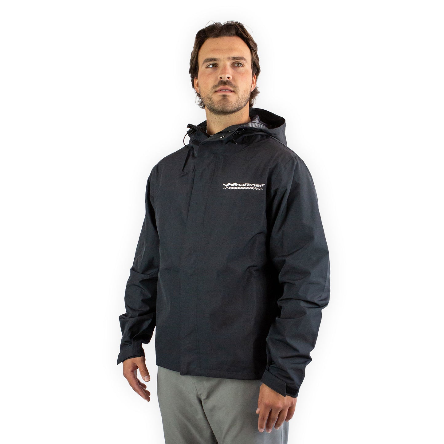 WindRider Rain Jacket - Black - sports & outdoor - WindRider