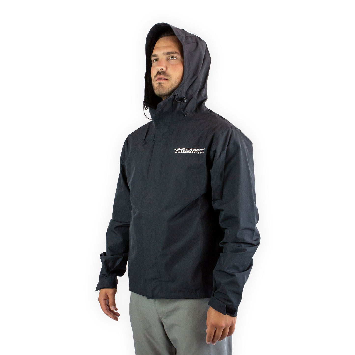 WindRider Rain Jacket - Black - sports & outdoor - WindRider