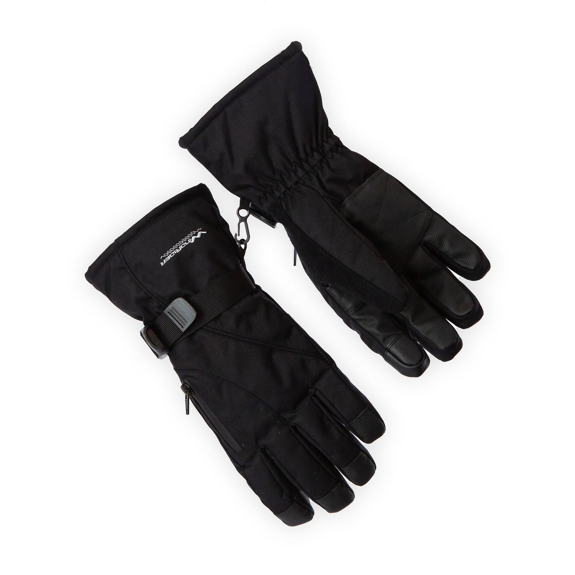 Pair of insulated waterproof insulated winter fishing gloves
