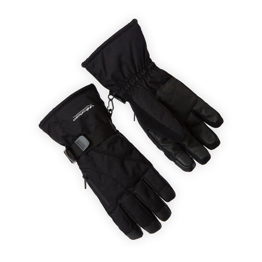 Pair of insulated waterproof insulated winter fishing gloves