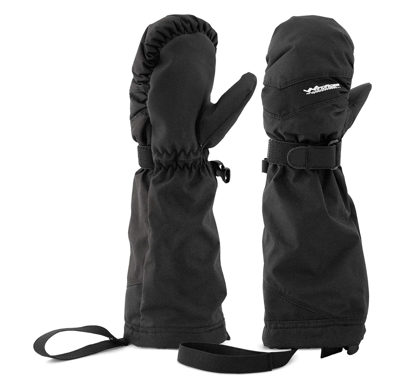 Pair of insulated waterproof insulated winter fishing gloves