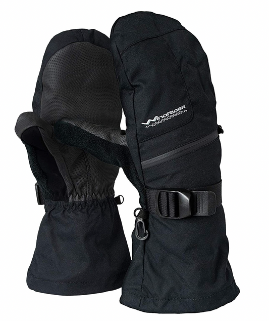 Pair of insulated waterproof insulated winter fishing gloves