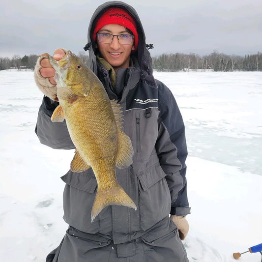 Boreas fishing apparel - Ice Fishing Through-Ice Vision: Underwater Cameras and Float Suit Mobility
