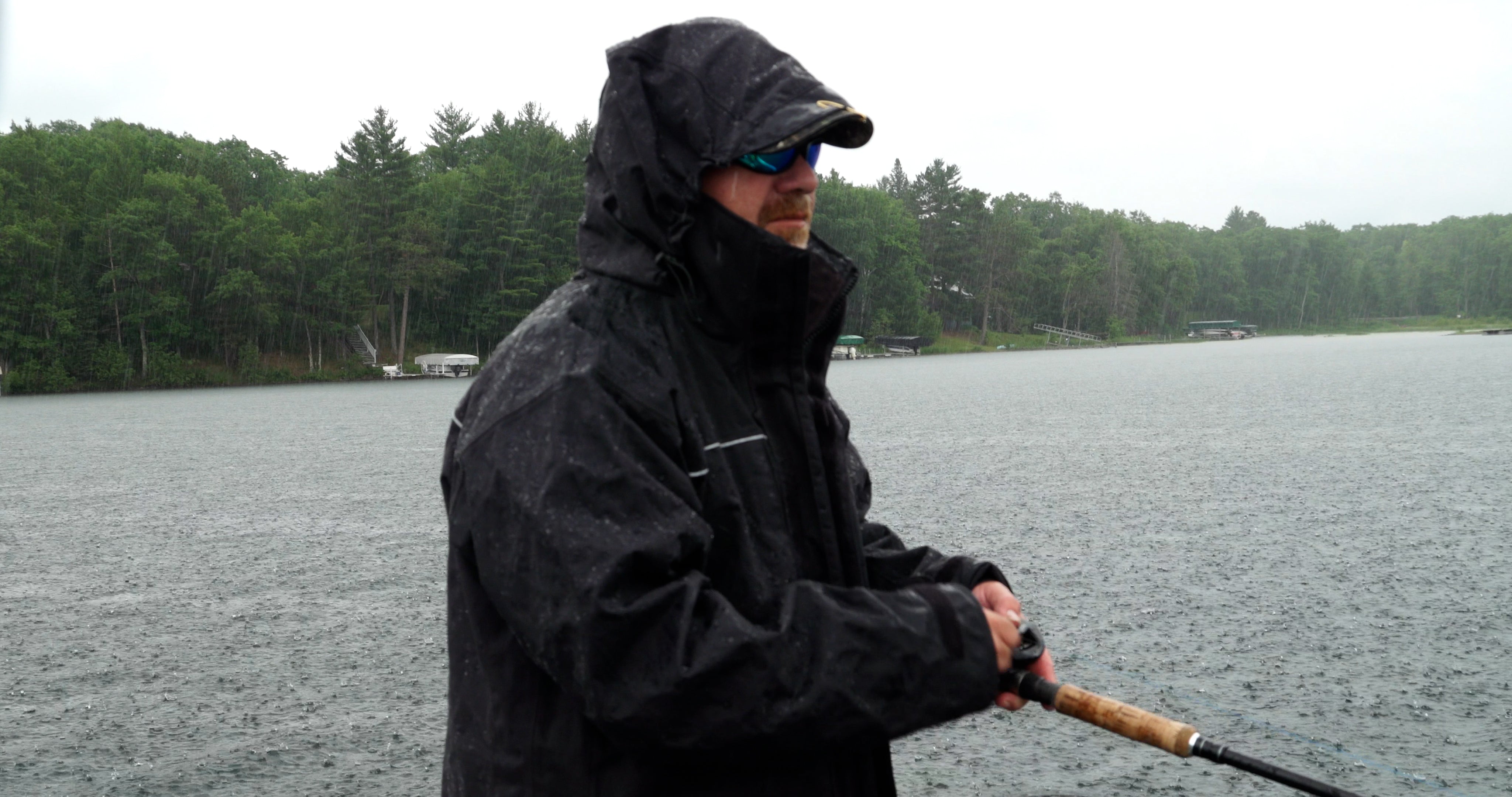 Rodeel Waterproof Fishing Rain Suit for Men (Rain gear Jacket