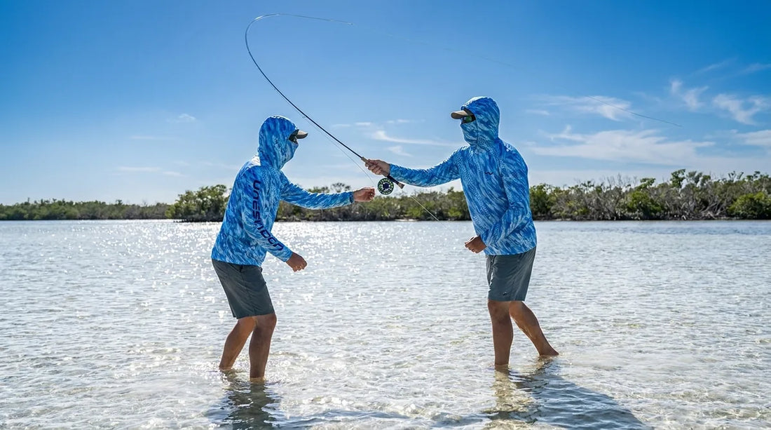 Mask Fishing Example How to Wear a Hooded Fishing Shirt with Face Mask That Stays Put ...