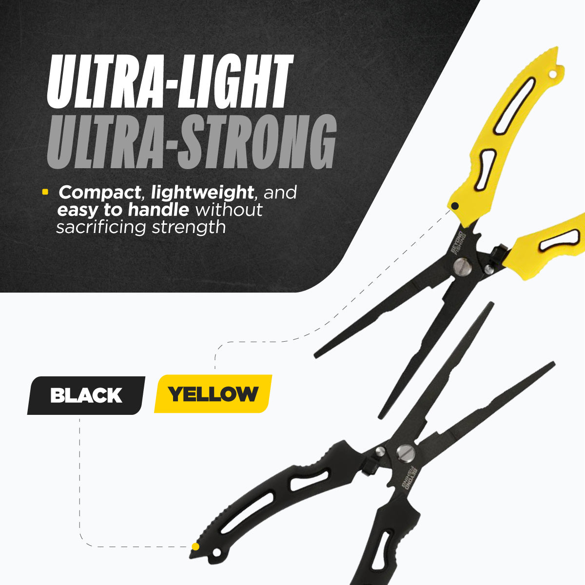 Beyond Fishing Long Nose & Quick-Rig Fishing Pliers
