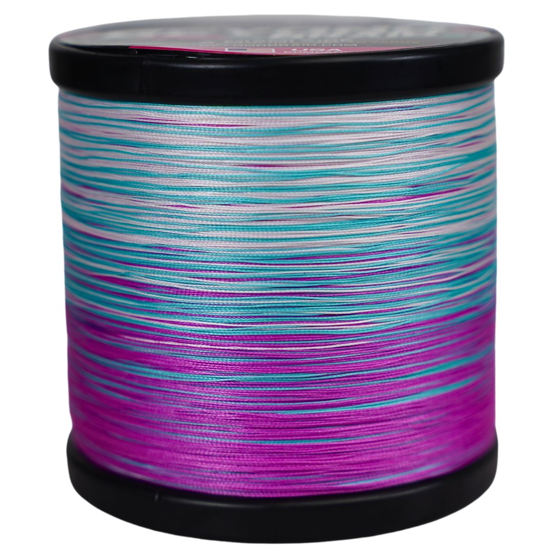 Beyond Braid Miami Vibe Pink, White & Blue Braided Fishing Line
