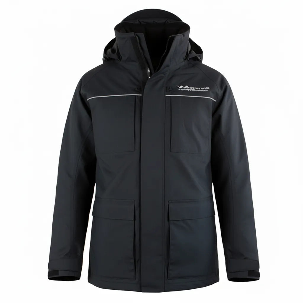 WindRider Men's Waterproof All Weather Rain Suit, Black / 5XL