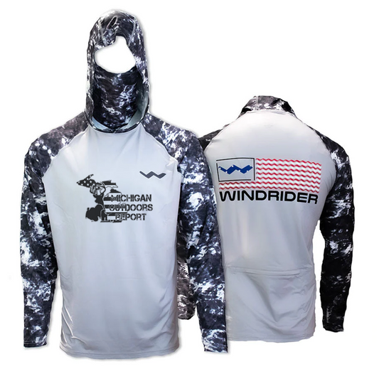 MichiganOutdoorReport Atoll Fishing Shirt - Grey - WindRider