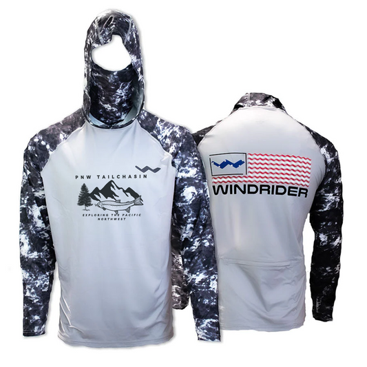 PNW TAILCHASIN Atoll Fishing Shirt - Grey - WindRider