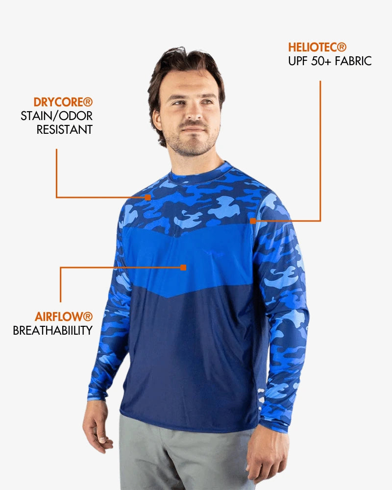 HELIOS Long Sleeve Fishing Shirt