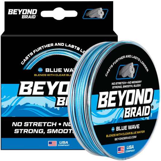 Beyond Braid Blue Wave Braided Fishing Line