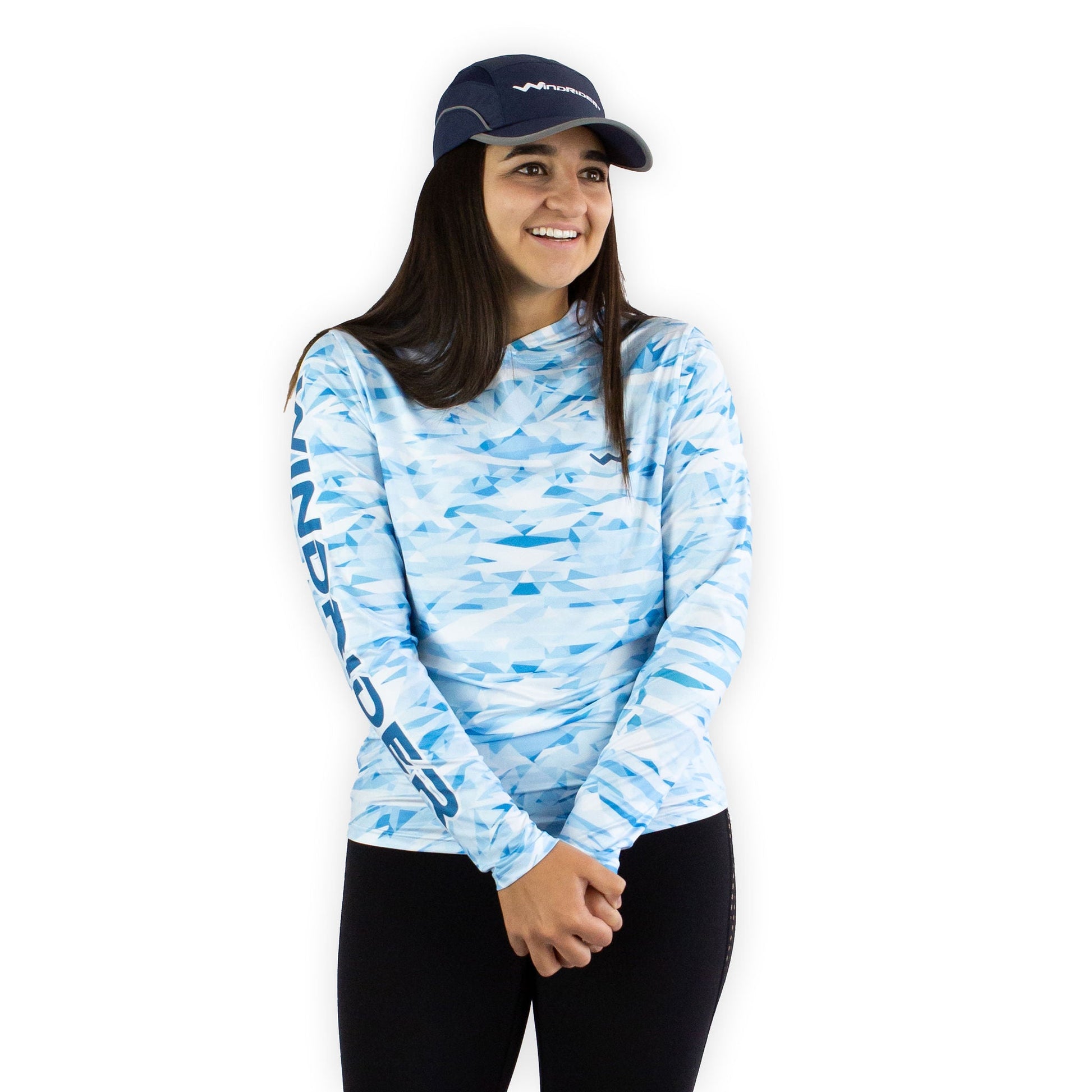 Helios Blue Camo Long Sleeve Sun Shirt | Windrider | Blue Camo / XXXL